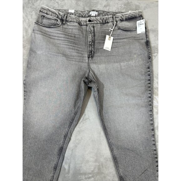 Good American Denim Jeans Gray High Rise Straight Women’s Plus Size 24 - Picture 4 of 16